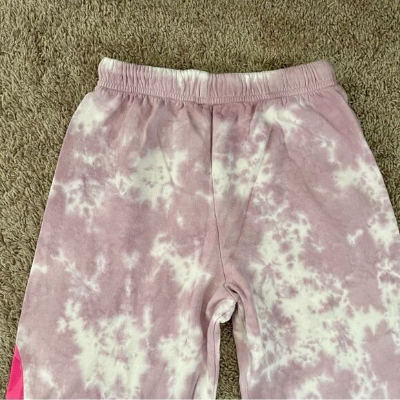 By Sami Ryan Pink & White Tie Dye Graphic Print Sensitive Sweatpants SZ S BNWOT - Picture 6 of 11